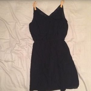 Black Dress With Ruffles